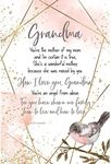 DEXSA Grandma You're The Mother Wood Frame Wall Plaque | Made in the USA | Wonderful Gift | Inspirational Sentiment | Metal Hanger and Easel on Back | Self-Standing or Wall Hanging | 6"x9"