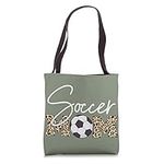 Soccer Mom Leopard Print Ball Tote 