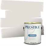 PRESTIGE Paints Interior Paint and Primer In One, 1-Gallon, Flat, Comparable Match of Sherwin Williams* Incredible White*