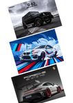 Funk You Store Car Combo (Set of 3) Car Posters A3 Size (42 x 30 cm) | Unframed Matt Laminated Car Poster | For Home, Bedroom, Living room decoration (G Wagon + M2 + 911)