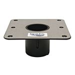 attwood 238333-1 238 Series Socket Base - Stainless Steel, 7" x 7" Square