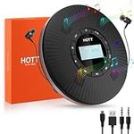 HOTT CD Player Portable with 4 Spea