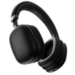 GOBOULT Fluid X 60Hrs Playtime, 40mm Boosted Drivers, Foldable Design, ENC Mic, 5.4v Bluetooth & Wired Headset (Electric Black, On the Ear)