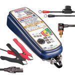 Optimate 4 Quad Program | Premium Edition, TM631-PR, Gold Series: 9-Step 12V / 12.8V 1.25A Sealed Battery Saving Charger & maintainer