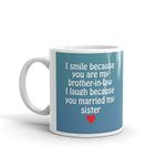 Family Shoping Rakshabandhan Gift for Brother in Law Funny Teasing Brother in Law Ceramic Printed Coffee Mug Rakhi Giftss for Brother in Law