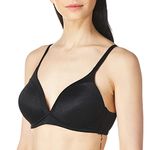 Warner's Women's Blissful Benefits Back-Smoothing Comfort Wireless Lift T-Shirt Bra W4013, Black, 40C