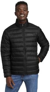 Eddie Bauer Men's CirrusLite Down Jacket, Black Recycled Recycled, Large