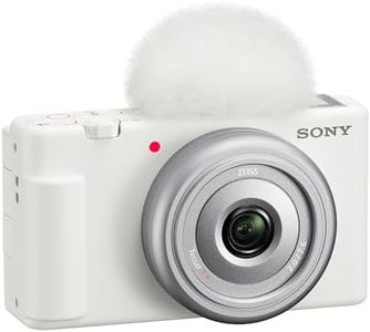 Sony ZV-1F Vlogging Camera, White