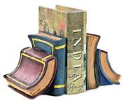 Bellaa 23354 Book Bookends Library Decor 6 inch