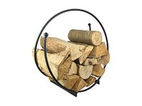 Garden Pride Log Holder/Firewood Rack - Ideal for carrying and storing logs it's an essential fireplace accessory - Spiral Design