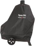 Dyna-Glo DG1382CSC Vertical Offset Charcoal Smoker Grill Cover, Fits Size Up to: 45.5in W x 18.5in D x 48.9in H, Black