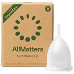 AllMatters Menstrual Cup (Formerly OrganiCup) Size A, for Those Who Haven’t Given Birth Vaginally. Award Winning Period Cup