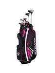 Callaway Golf 2019 Women's Strata Complete 11 Piece Package Set (Left Hand, Graphite)