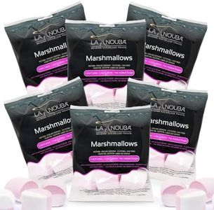 La Nouba Sugar-Free Marshmallows – 6 Bags – 2.7 oz. – Low Calorie, Low Carb, Fat-Free and Gluten Free Snack – Traditional Delicious Taste – All Natural and Healthy Marshmallows