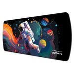 ARTBRIZ® Brizberry Extended Mouse Pad, Desk Mat, 740mm x 310mm x 3mm Large Printed Premium Anti Skid Rubber Base for Desktop Laptop Keyboard (DM Design 5)