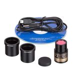 5.0 MP USB Still & Live Video Microscope Imager Digital Camera + Calibration Kit