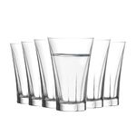 LAV 12x Clear 100ml Truva Shot Glasses - Small Vodka Tequila Jelly Cocktail Mini Dessert Party Drinking Glass Cups Set