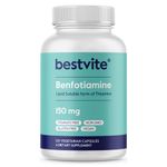 BESTVITE Benfotiamine, 150 mg (120 Vegetarian Capsules)