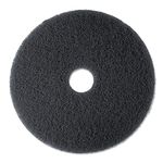 3M Black Stripper Pad 7200, 13" Floor Care Pad (Case of 5) : 13 inches