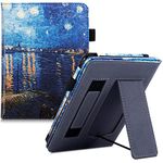 BOZHUORUI Stand Case for Kobo Nia eReader (2020 Release,Model N306) - Premium PU Leather Bookcover with Hand Strap and Auto Sleep/Wake (Rhone)