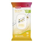 Beaphar - Pet Wipes – Ear & Eye Wipes for Cats & Dogs - Gently cleans around delicate eyes & ears – 100% Plant-Based, Biodegradable Wipes – With Chamomile – 30 Wipes – pH neutral - no perfume