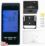 Touch Screen Programmable Thermostat Remote Control Kit,for Ambient Majestic Vermont-castings skytech monessen etc,Millivolt Gas Valve Fireplaces and Stoves