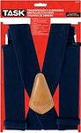 Task Tools T77409 Full Elastic Tradesperson's Suspenders, Blue, 1 Units