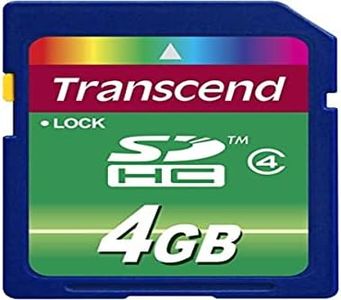 Transcend 4 GB Class 4 High Speed SDHC Flash Memory Card TS4GSDHC4