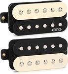 EMG Super 77 Retro Active Electric Guitar Humbucker Pickup Set, Zebra