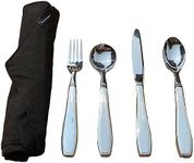 Weighted Utensils for Hand Tremors 7 Oz Knife Fork Spoons Adaptive Utensils Eating Parkinsons Utensils Weighted Silverware for Hand Tremors Patients Shaking Heavy Arthritis Gadgets Handicap Elderly