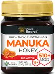 Good Natured Raw Manuka Honey MGO 510+ High-Strength Australian Manuka Honey - Pure & Unprocessed Premium Honey - 250g
