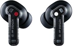 Nothing Ear (2) - Wireless Earbuds with ANC (Active Noise Cancelling), Hi-Res audio certified, Dual Connection, Powerful 11.6 mm custom driver - Black