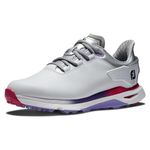 FootJoy Pro/SLX Women's Golf Shoe, White/Silver/Multi, 6 UK