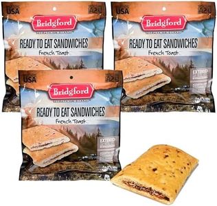 Bridgford Filled French Toast - Shelf-Stable Breakfast Snack - 3 Pack - Nutritious Survival Food for Camping, Emergency Food Supply, Outdoor Adventures, and Survival Kits