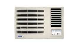 Blue Star 1 Ton 3 Star Fixed Speed Window AC (Copper, Turbo Cool, Fan Modes-Auto/High/Medium/Low, Hydrophilic Blue Fins, Dust Filters, Self-Diagnosis, 2024 Model, WFD312L, White)