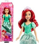 Mattel Disney Princess Dolls, Ariel Posable Fashion Doll with Sparkling Clothing and Accessories, Disney Movie Toys, HLW10