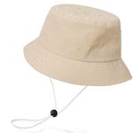 TAGVO Uni-Sex Waterproof Bucket Hat UPF 50+ Sun Hat Big Lightweight Quick Dry Rain Hat for Heads 56-64cm