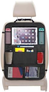 URAQT Organizadores para Coche, 1 Pack Organizadores para Asientos de Coches, Asiento Trasero a Prueba de Agua Cubiertas para Coches con Sostenedor de Tablet-bolsillo de Pantalla Táctil