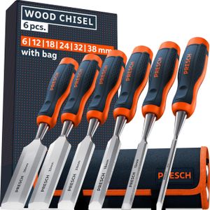 Presch 6-Piece Wood Chisel Set – Precision Carpentry Tools