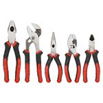 Mayouko 5PCS Pliers Set, 8 Inch Groove Joint Pliers, 6 Inch Long Nose, 6 Inch Slip Joint, 6 Inch Diagonal Cutting, 7 Inch Linesman Pliers, Pliers Set for DIY&Home