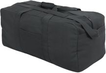 Rothco Canvas Jumbo Cargo Bag (Ft822), Black