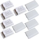 10x Battery Cover Case for Xbox 360 Wireless Controller,Replacement Battery Pack Shell Compatible with Xbox 360 - White