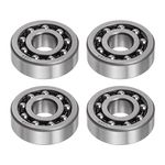 sourcing map 4pcs 1029 Self-Aligning Ball Bearings 9mm Bore 26mm OD 8mm Thickness Open Type Chrome Steel for Transmission