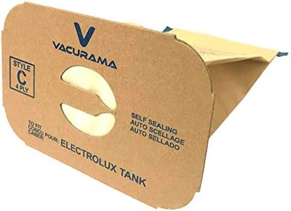 Premium 4-Ply Electrolux Vacuum Bags Style C - Compatible Replacement Micro-Filtration Dust Bags for Electrolux and Aerus Canister Tank Vacuums - Type C - 12 Pack