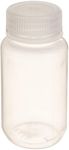 United Scientific® Unistore™ 33307 | Laboratory Grade Polypropylene Wide Mouth Reagent Bottle | Designed for Laboratories, Classrooms, or Storage at Home | 125mL (4oz) Capacity | Pack of 12, Clear