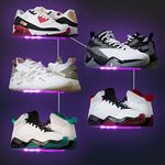 Forzacx Floating Shoe Display Shelf with Lights Set of 5, Glow Color Changing Sneaker Shelf- Display Your Top Shoes, Sturdy Levitating Shoe Wall Shelf Easy to Install, for Bedroom, playroom etc