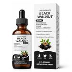 Black Walnut Drops,Black Walnut Wormwood Clove Tincture, Cleanse for Humans Drops Liquid – Rapid Gut Detox & Digestive Health