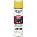 Rust-Oleum 203034-12PK M1600/M1800 System Industrial Choice Precision Line Inverted Marking Paint, High Visibility Yellow