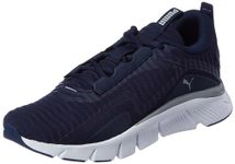 Puma Unisex-Adult FlexFocus Lite Better Knit Club Navy-Cool Mid Gray Running Shoe - 4 UK (37953603)