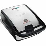 TEFAL MENAGE - Snack collection-700 W-2 jeux de plaques croques et gaufres-2 livrets de recettes-Noir inox - TEFAL MENAGE - FDS-119997